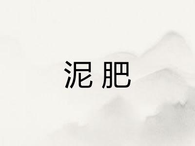 泥肥