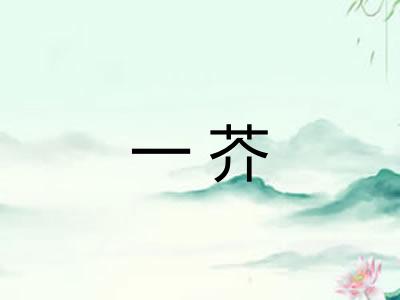 一芥
