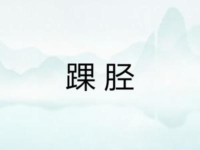 踝胫