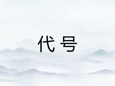 代号