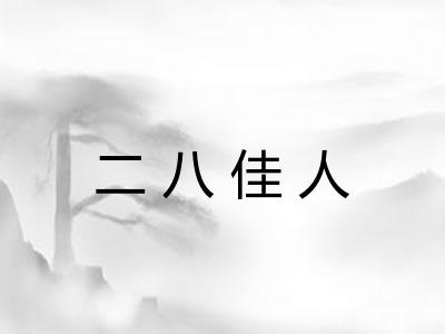 二八佳人