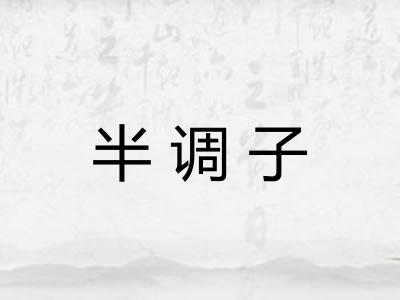 半调子