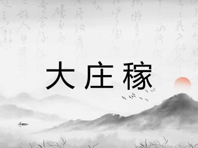 大庄稼
