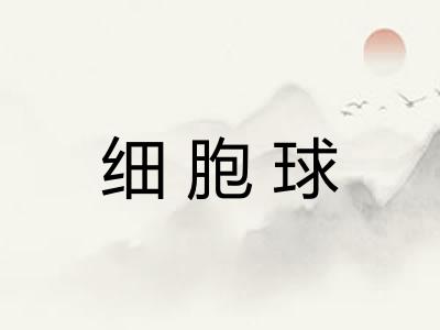 细胞球