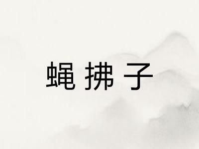 蝇拂子