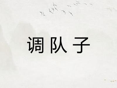 调队子
