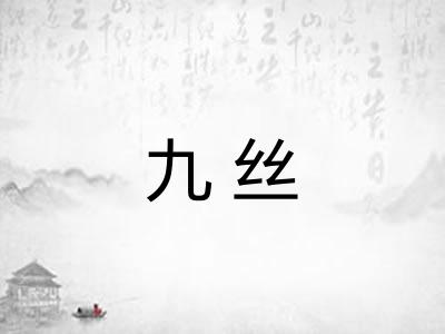 九丝