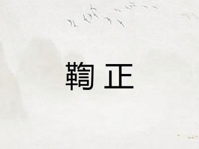 鞫正