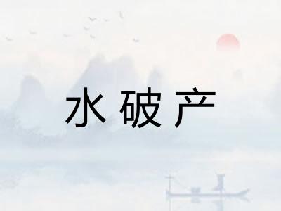 水破产
