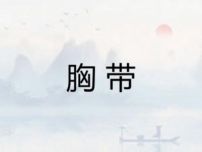 胸带