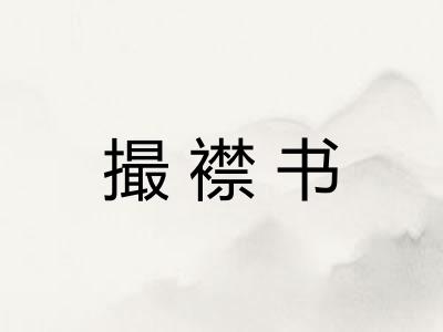 撮襟书