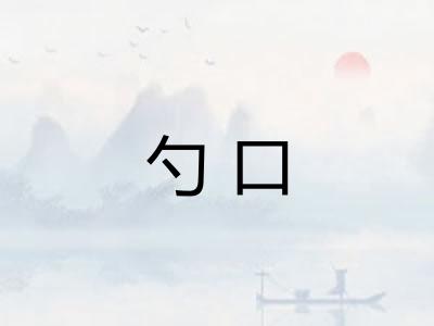 勺口