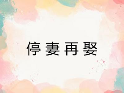 停妻再娶