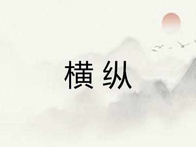横纵