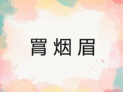 罥烟眉