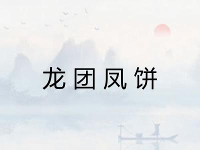龙团凤饼