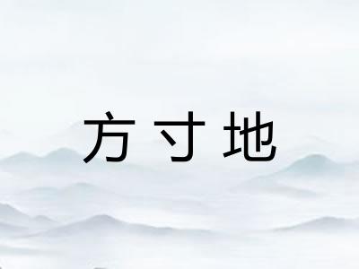 方寸地