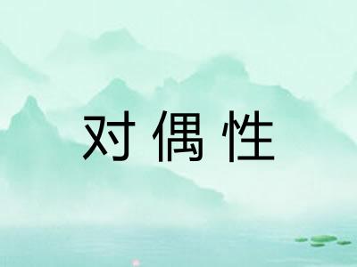 对偶性