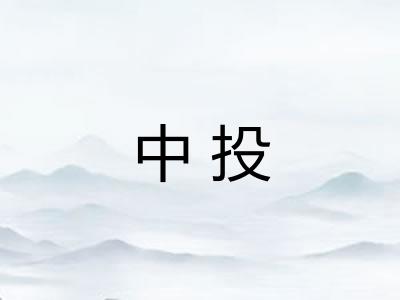 中投
