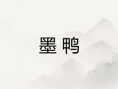 墨鸭