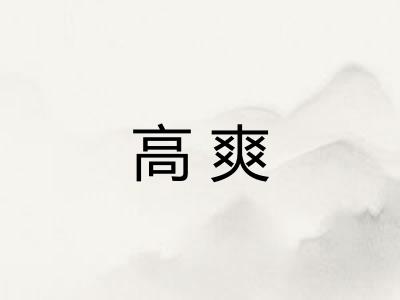 高爽