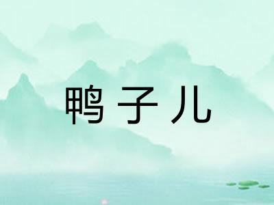 鸭子儿