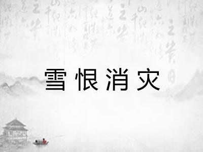 雪恨消灾