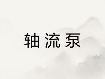 轴流泵