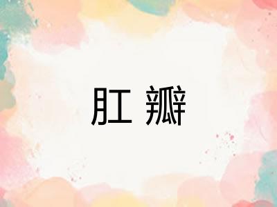 肛瓣