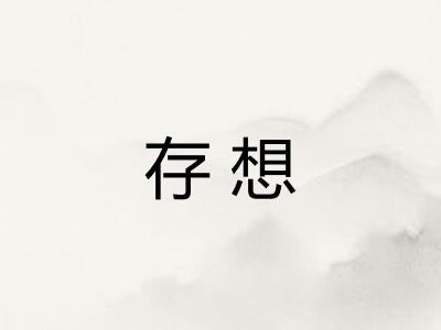 存想