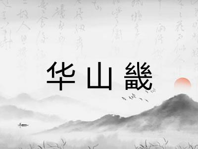 华山畿