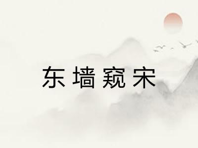 东墙窥宋