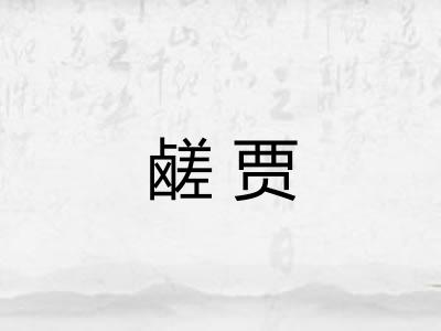 鹾贾