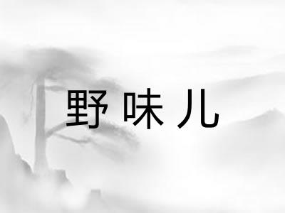 野味儿