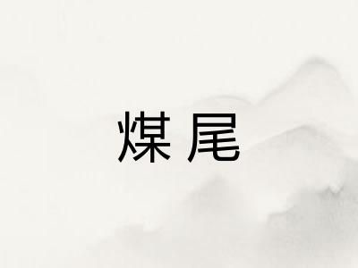 煤尾