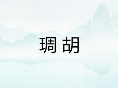 琱胡