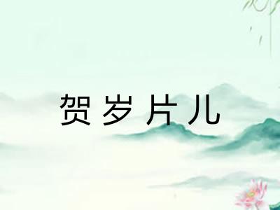 贺岁片儿