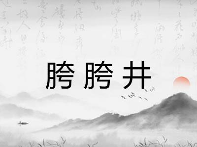 胯胯井