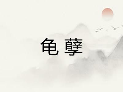 龟孽