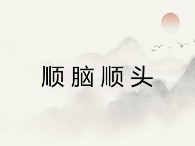 顺脑顺头