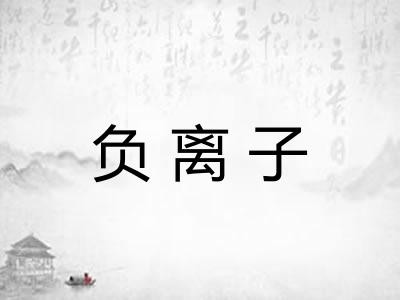 负离子