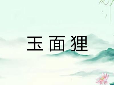 玉面狸