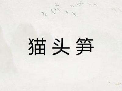 猫头笋