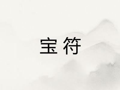宝符