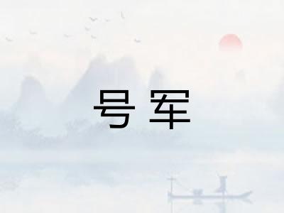 号军