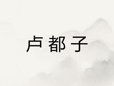 卢都子