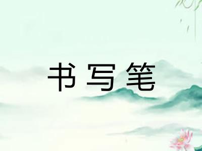 书写笔