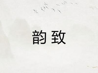 韵致