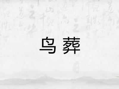 鸟葬