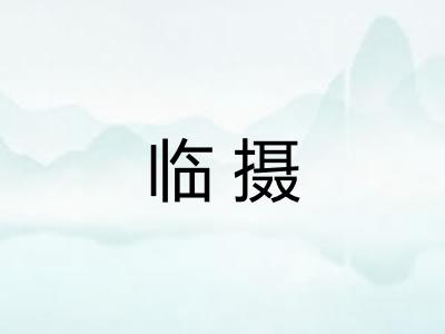 临摄